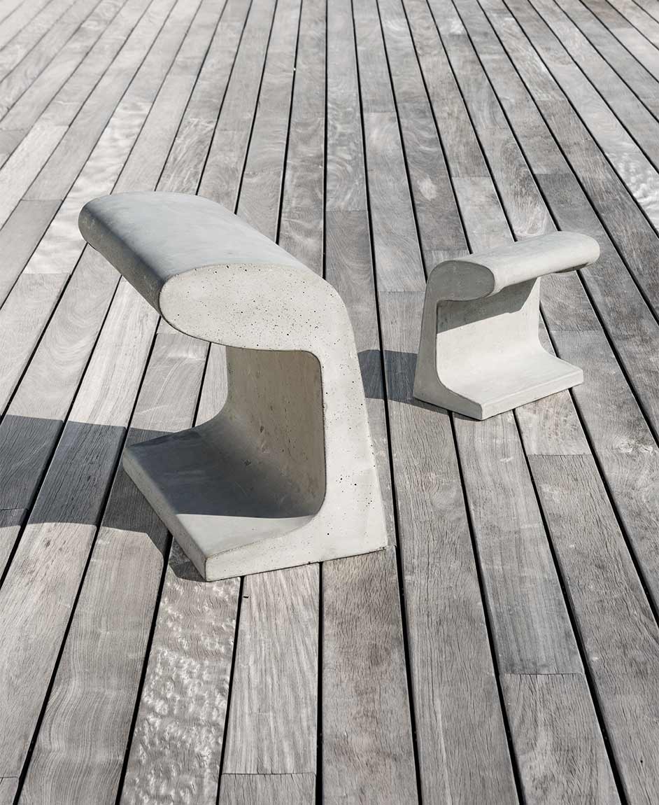 Borne Bèton Grande Floor Lamp by Nemo Floor Lamps